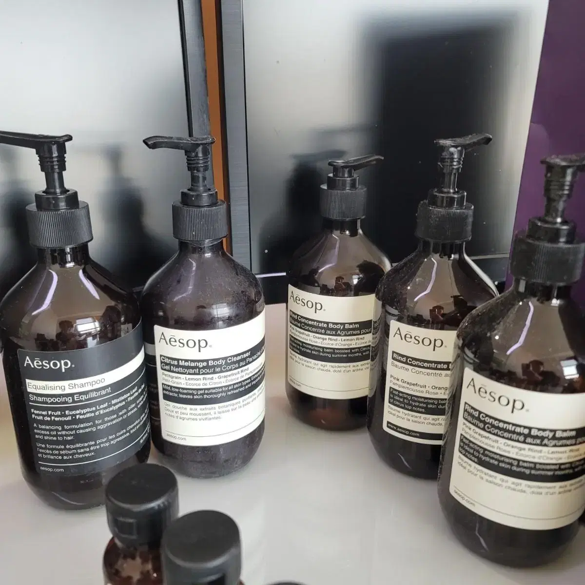 Aesop bottle 이솝공병 (크림공병 남음,  미니병  남음)